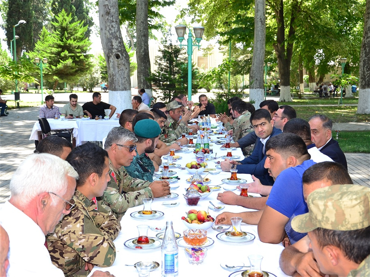 Ağstafa RİH başçısı Seymur Orucovun qazilərlə növbəti görüşü olub 