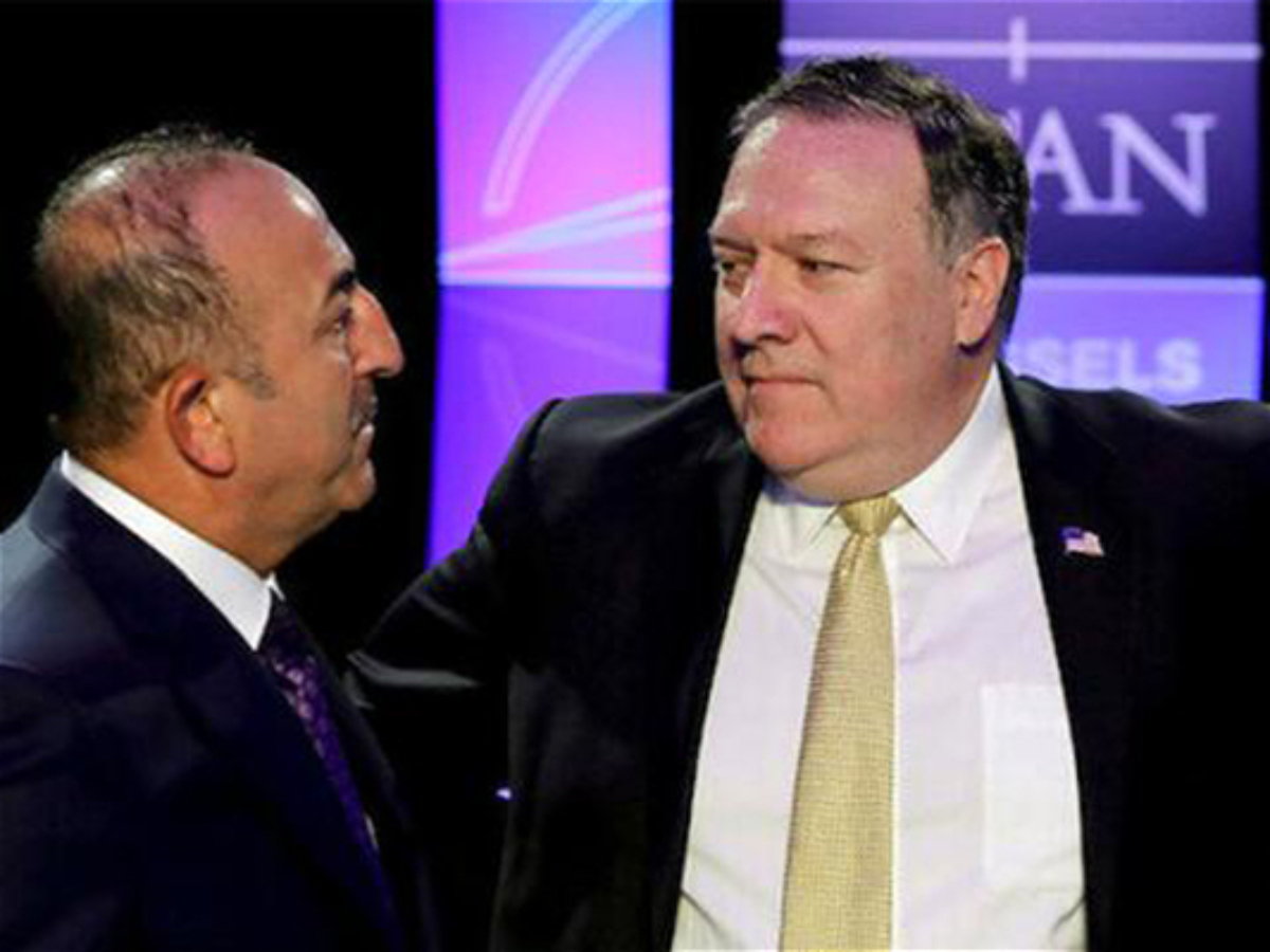 Çavuşoğlu ilə Pompeo arasında 